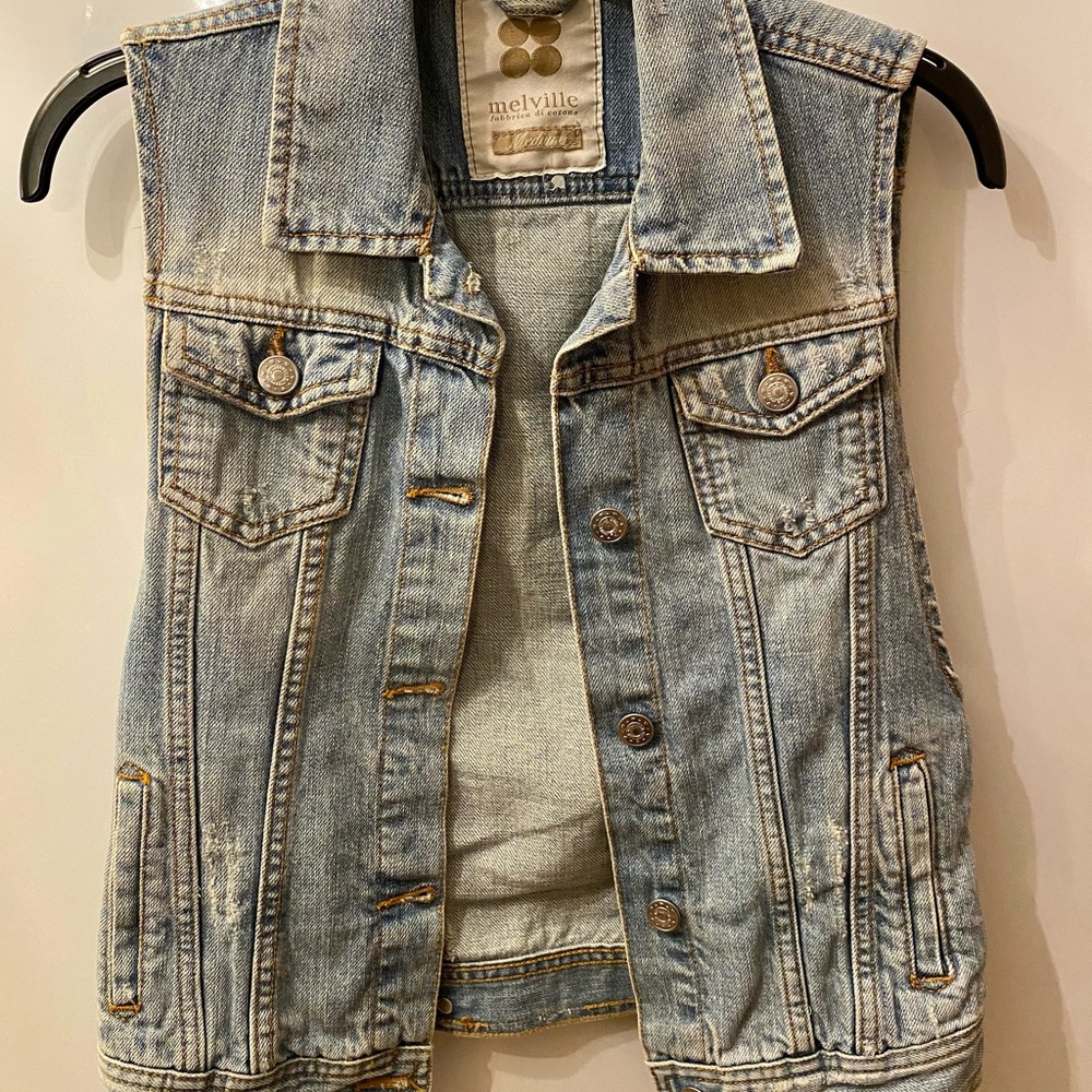 Brandy Melville Light Jean Vest
